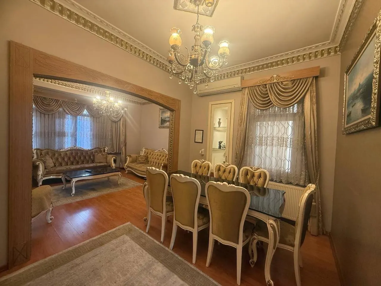 Elegant 3Br Apt, Palace Style, 4Ac, Balcony, 5 Min To Taksim #S3 Стамбул